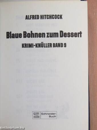 Blaue Bohnen zum Dessert