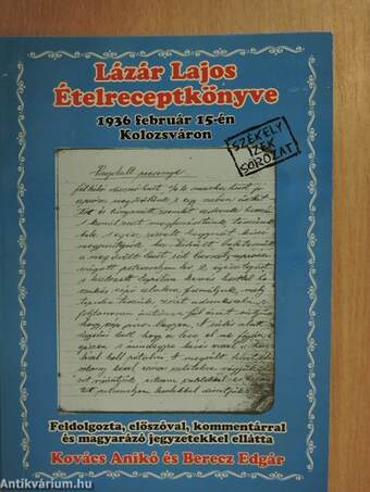 Lázár Lajos Ételreceptkönyve