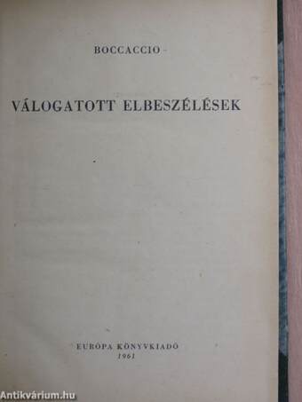 Válogatott elbeszélések