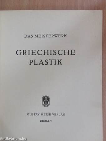 Griechische Plastik