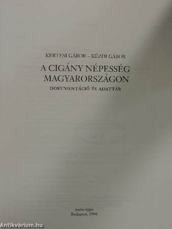 A cigány népesség Magyarországon