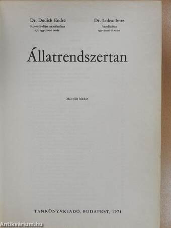 Állatrendszertan