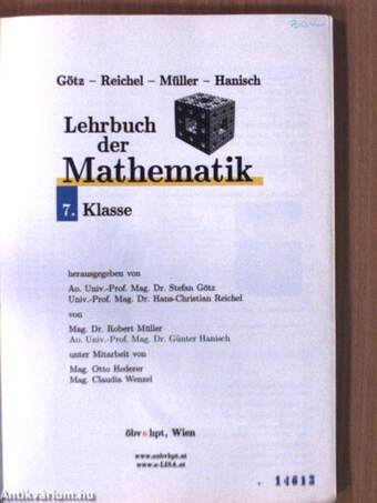 Lehrbuch der Mathematik 7.