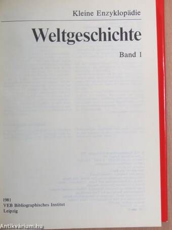 Weltgeschichte I. (töredék)