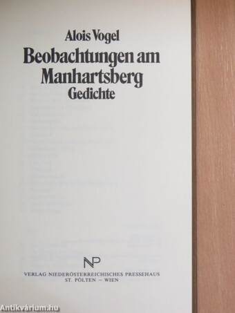 Beobachtungen am Manhartsberg