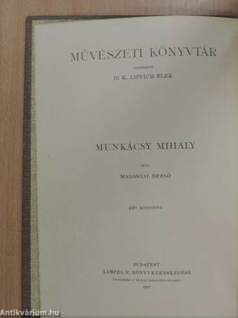 Munkácsy Mihály II. (töredék)