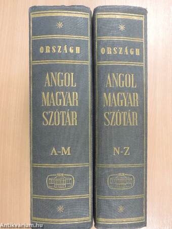 Angol-magyar szótár I-II.