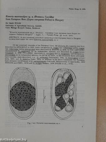 Parasitologia Hungarica 1979/12.