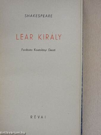 Lear király