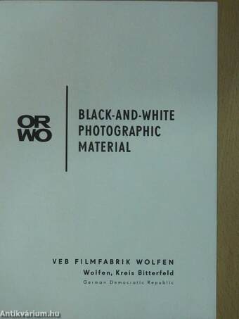 Black-and-White Photographic Material