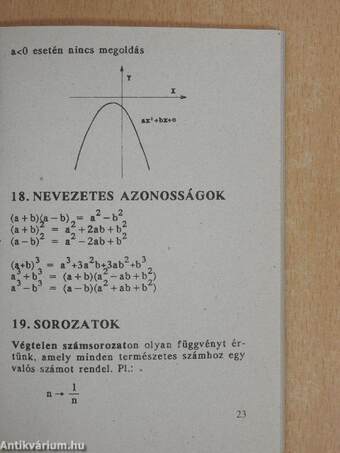 Matematika összefoglalás