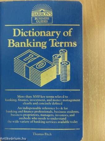 Dictionary of Banking Terms