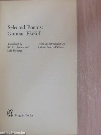 Selected Poems