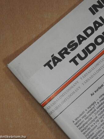 Info-Társadalomtudomány 1993. december