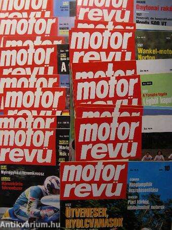 Motorrevü 1990-1993 (vegyes számok, 20 db)