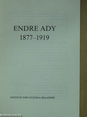 Endre Ady 1877-1919