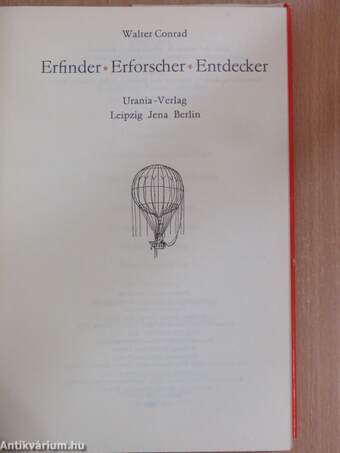 Erfinder, Erforscher, Entdecker