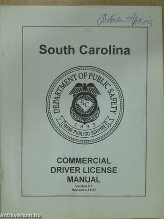 South Carolina - Commercial Driver License Manual