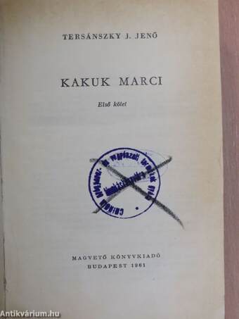 Kakuk Marci I-II.