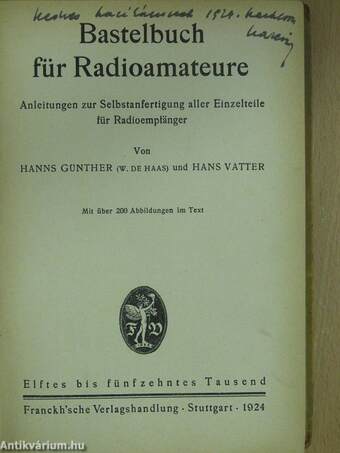 Bastelbuch für Radioamateure