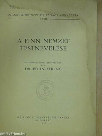 A finn nemzet testnevelése