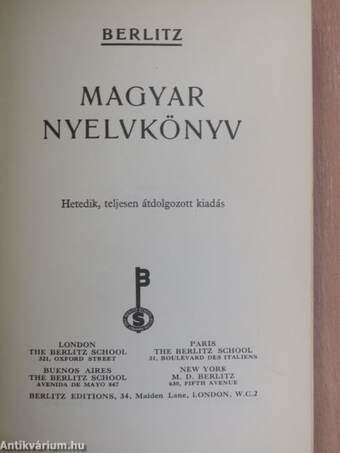 Magyar nyelvkönyv