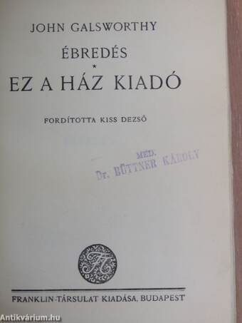 Ébredés/Ez a ház kiadó