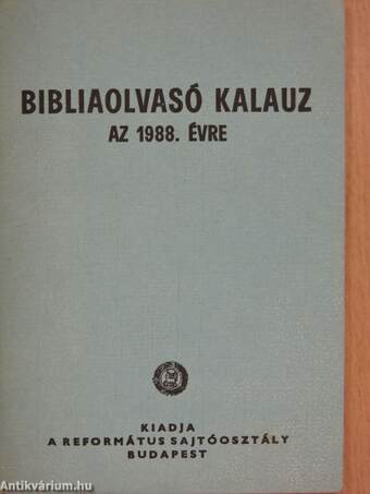 Bibliaolvasó kalauz az 1988. évre