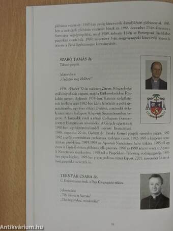 375 éves a Győri Hittudományi Főiskola és Papnevelő Intézet 2002-2003
