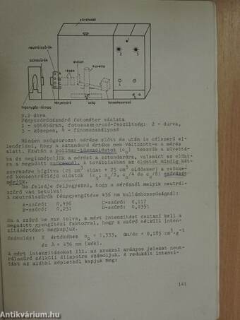 Kolloidkémiai laboratóriumi gyakorlatok