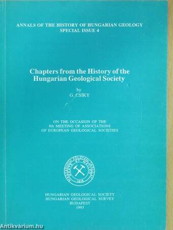 Chapters from the History of the Hungarian Geological Society