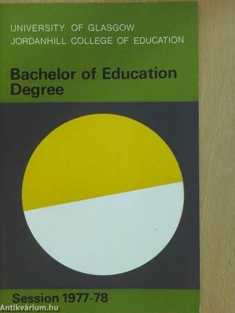 The Degree of Bachelor of Education