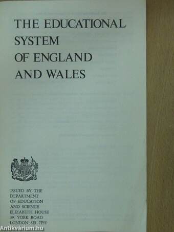 The Educational System of England and Wales