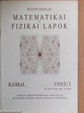 Középiskolai matematikai és fizikai lapok 1995. január