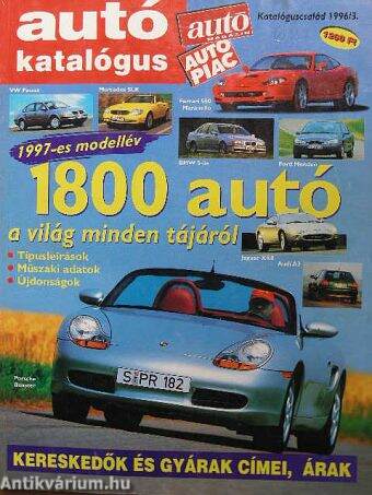 Autó katalógus 1996/1997.