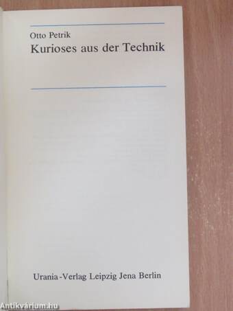 Kurioses aus der Technik