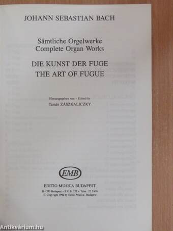 Sämtliche Orgelwerke/Complete Organ Works