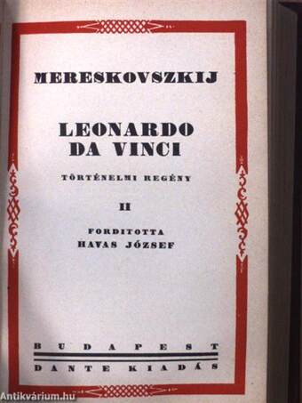 Leonardo da Vinci I-II.