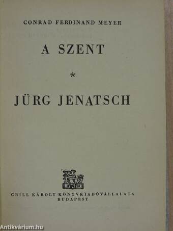 A szent/Jürg Jenatsch