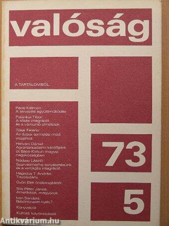 Valóság 1973. május