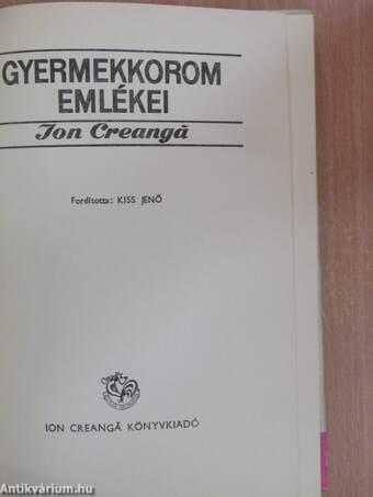 Gyermekkorom emlékei