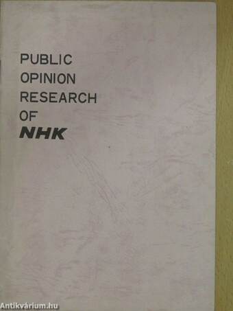 Public Opinion Research of NHK