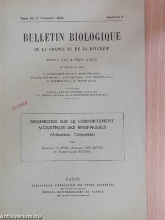 Bulletin Biologique 1956/3.