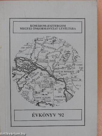 Komárom-Esztergom megyei önkormányzat levéltára évkönyv '92