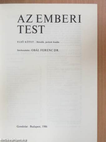 Az emberi test 1-2.