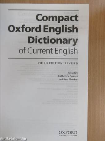 Compact Oxford English Dictionary