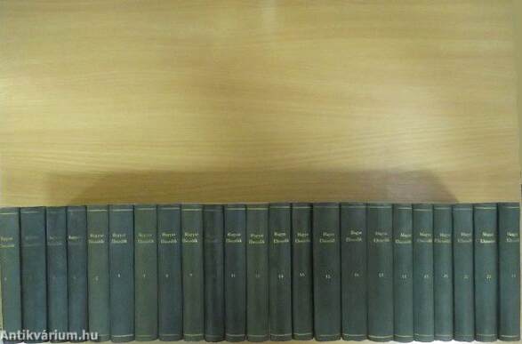 122 mű 23 kötetben a Magyar Könyvtár sorozatból (nem teljes sorozat)