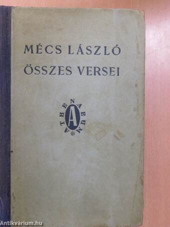 Mécs László összes versei (aláírt, számozott példány)