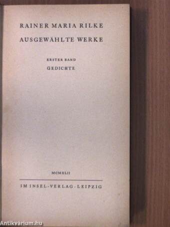 Ausgewählte Werke I-II.