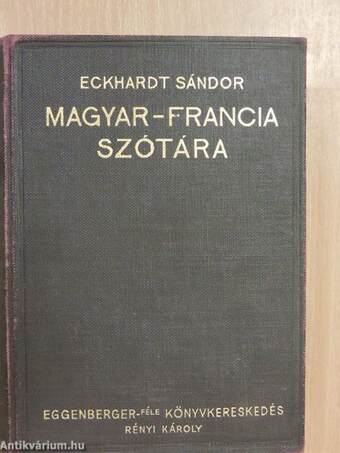 Magyar-francia szótár